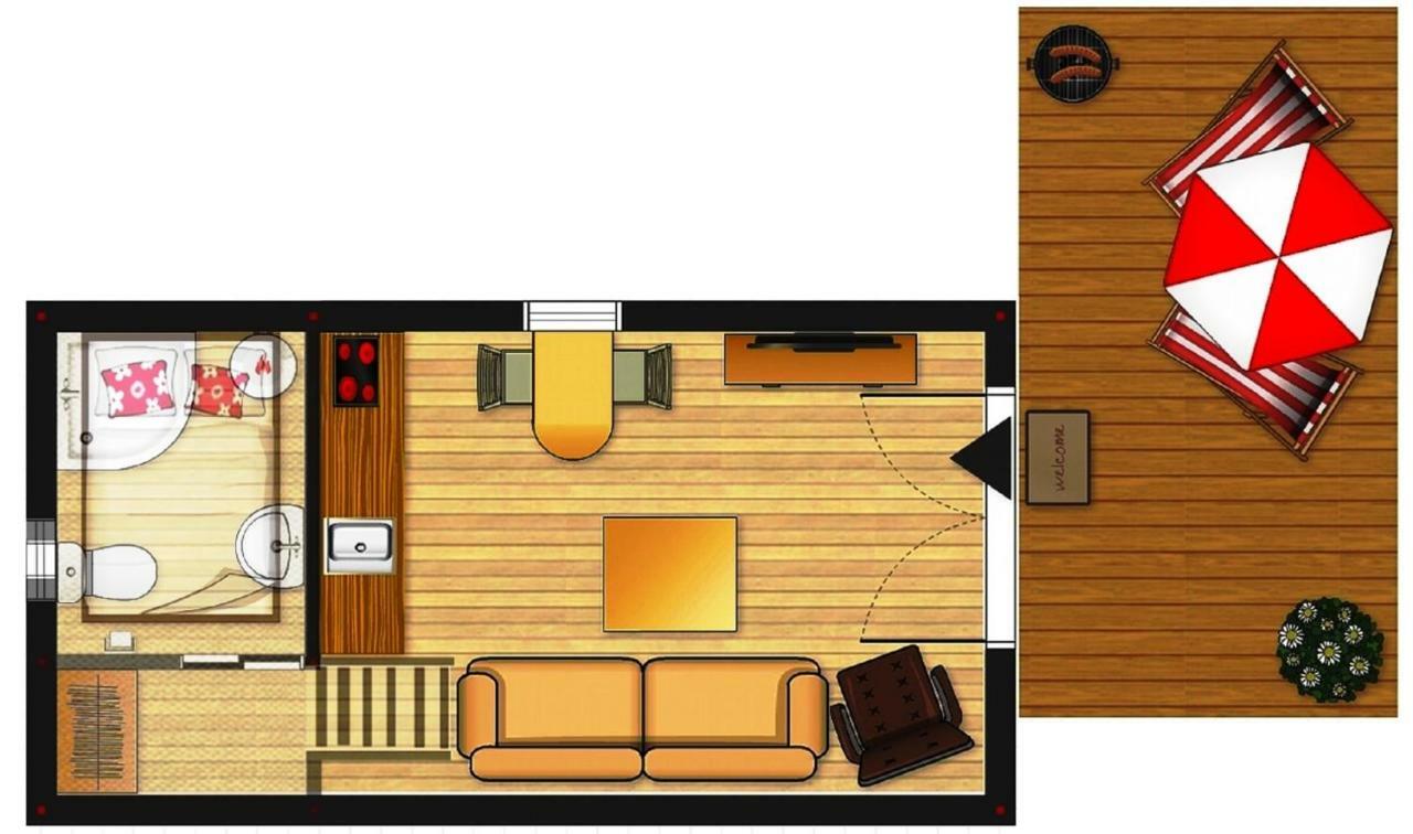 Апартаменты Tiny House Olivia Липтовски-Градок Экстерьер фото